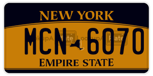 MCN6070  license plate in NY