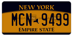 MCN9499  license plate in NY