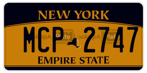 MCP2747  license plate in NY