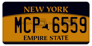 MCP6559  license plate in NY