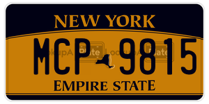 MCP9815  license plate in NY