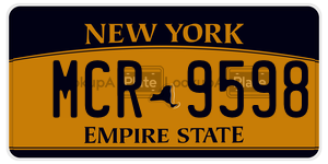 MCR9598  license plate in NY