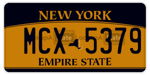 MCX5379  license plate in NY