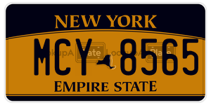 MCY8565  license plate in NY