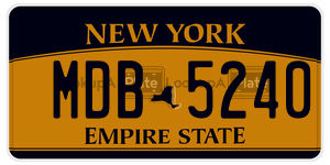 MDB5240  license plate in NY