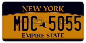 MDC5055  license plate in NY
