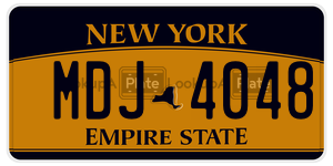 MDJ4048 license plate in New York