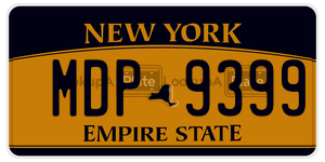 MDP9399  license plate in NY