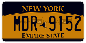 MDR9152  license plate in NY