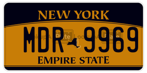 MDR9969  license plate in NY