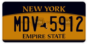 MDV5912  license plate in NY