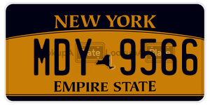 MDY9566  license plate in NY