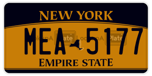 MEA5177  license plate in NY