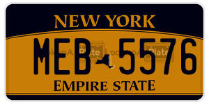 MEB5576  license plate in NY