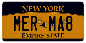 MERMA8  license plate in NY