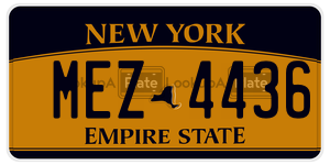 MEZ4436  license plate in NY