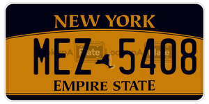 MEZ5408  license plate in NY