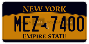 MEZ7400  license plate in NY