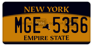 MGE5356  license plate in NY