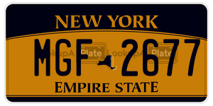 MGF2677  license plate in NY