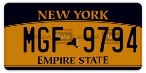MGF9794  license plate in NY