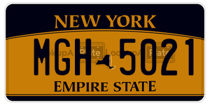 MGH5021  license plate in NY
