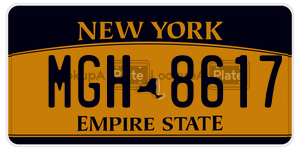 MGH8617  license plate in NY