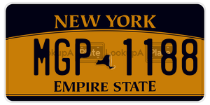 MGP1188  license plate in NY