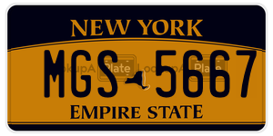 MGS5667  license plate in NY