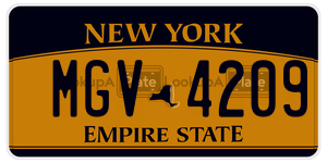 MGV4209  license plate in NY