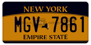 MGV7861  license plate in NY