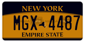 MGX4487  license plate in NY