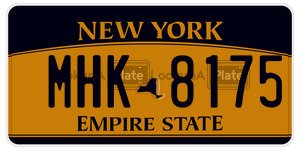 MHK8175  license plate in NY
