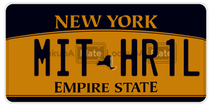 MITHR1L  license plate in NY