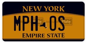 MPHOS  license plate in NY