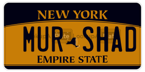 MURSHAD license plate in New York