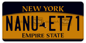 NANUET71  license plate in NY