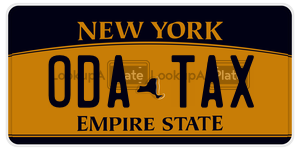 ODATAX  license plate in NY