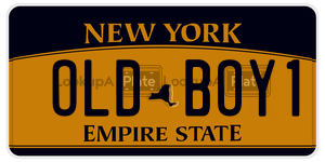OLDBOY1  license plate in NY