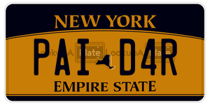 PAID4R  license plate in NY