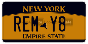 REMY8  license plate in NY