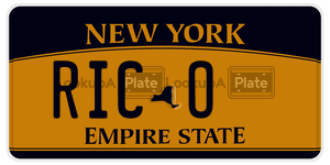 RICO  license plate in NY