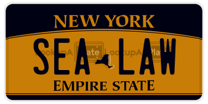 SEALAW  license plate in NY