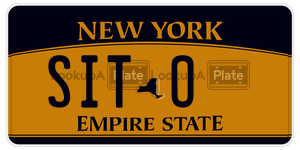 SITO  license plate in NY