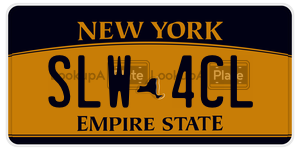 SLW4CL  license plate in NY