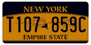 T107859C license plate in New York