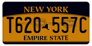 T620557C license plate in New York