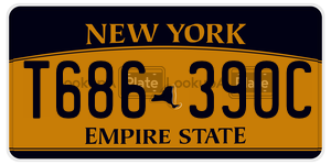 T686390C  license plate in NY