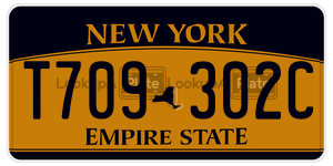 T709302C  license plate in NY