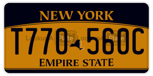 T770560C license plate in New York